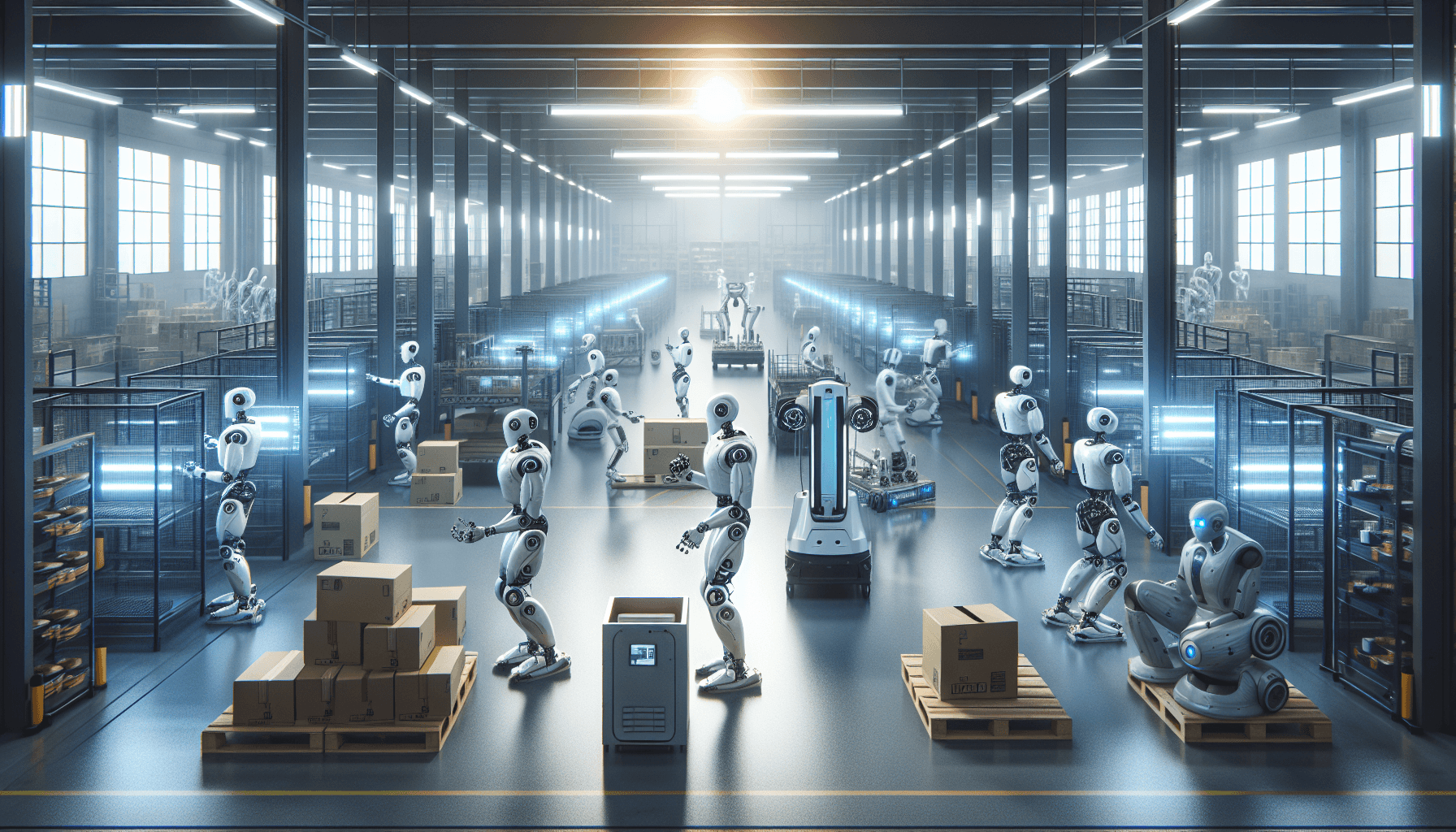 Autonomous humanoid robot fleets now coordinate without human oversight