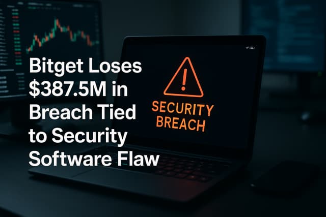 Bitget Loses $387.5M in Breach Tied to Security Software Flaw