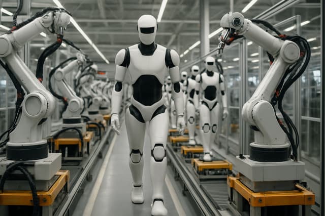 Inside XPeng's Fully Automated Line Building IRON Robots