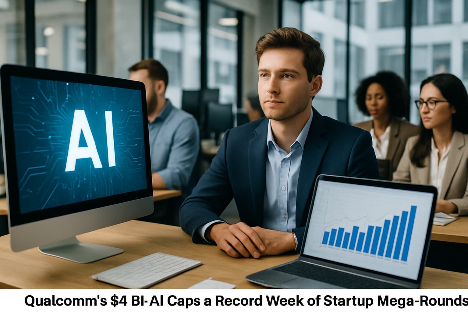 Qualcomm's $4B AI Deal Caps a Record Week of Startup Mega-Rounds